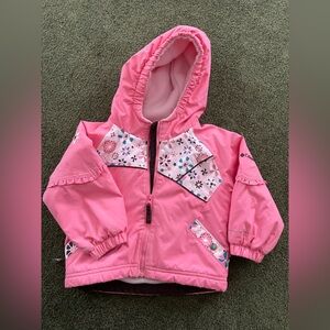 Columbia Pink Floral Winter Coat for Kids